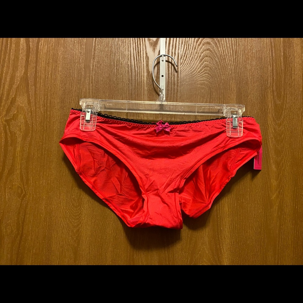 Betsy Johnson Satin Lace Hipster Panty